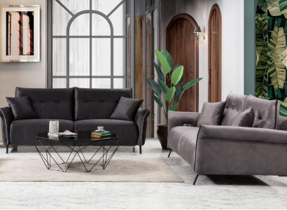 Sofa Set 2 piece Living Room 2x Sofa Couch Three-seater Modern Furniture